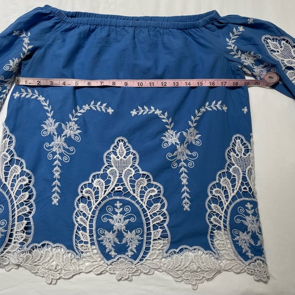 Cynthia Rowley // Medium // Off the Shoulder Top - Picture 7 of 11